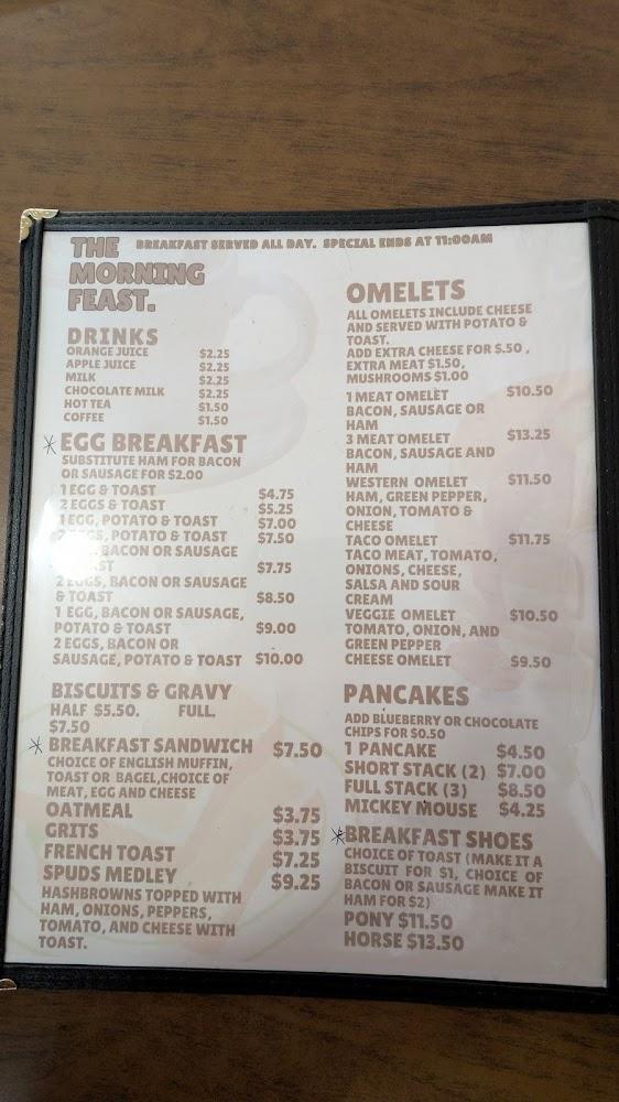 Carlinville Plaza Cafe Menu image 1